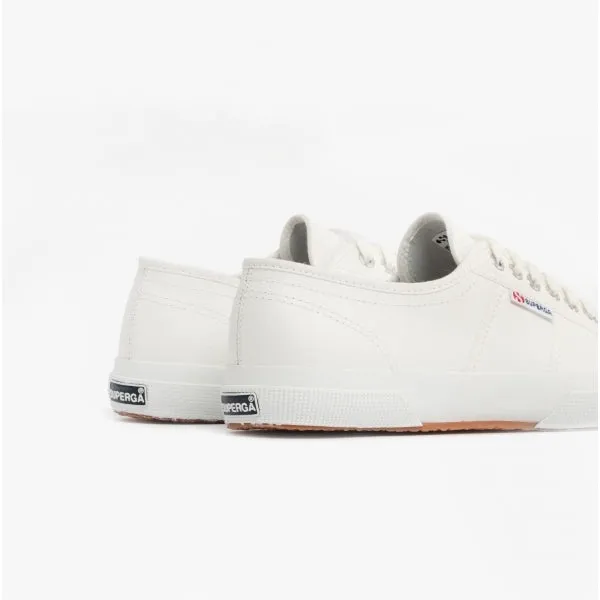 2750 TUMBLED Mens Leather Trainers White