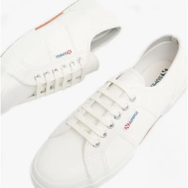 2750 TUMBLED Mens Leather Trainers White