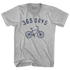 365 Days Bike Adult Cotton V-neck T-shirt