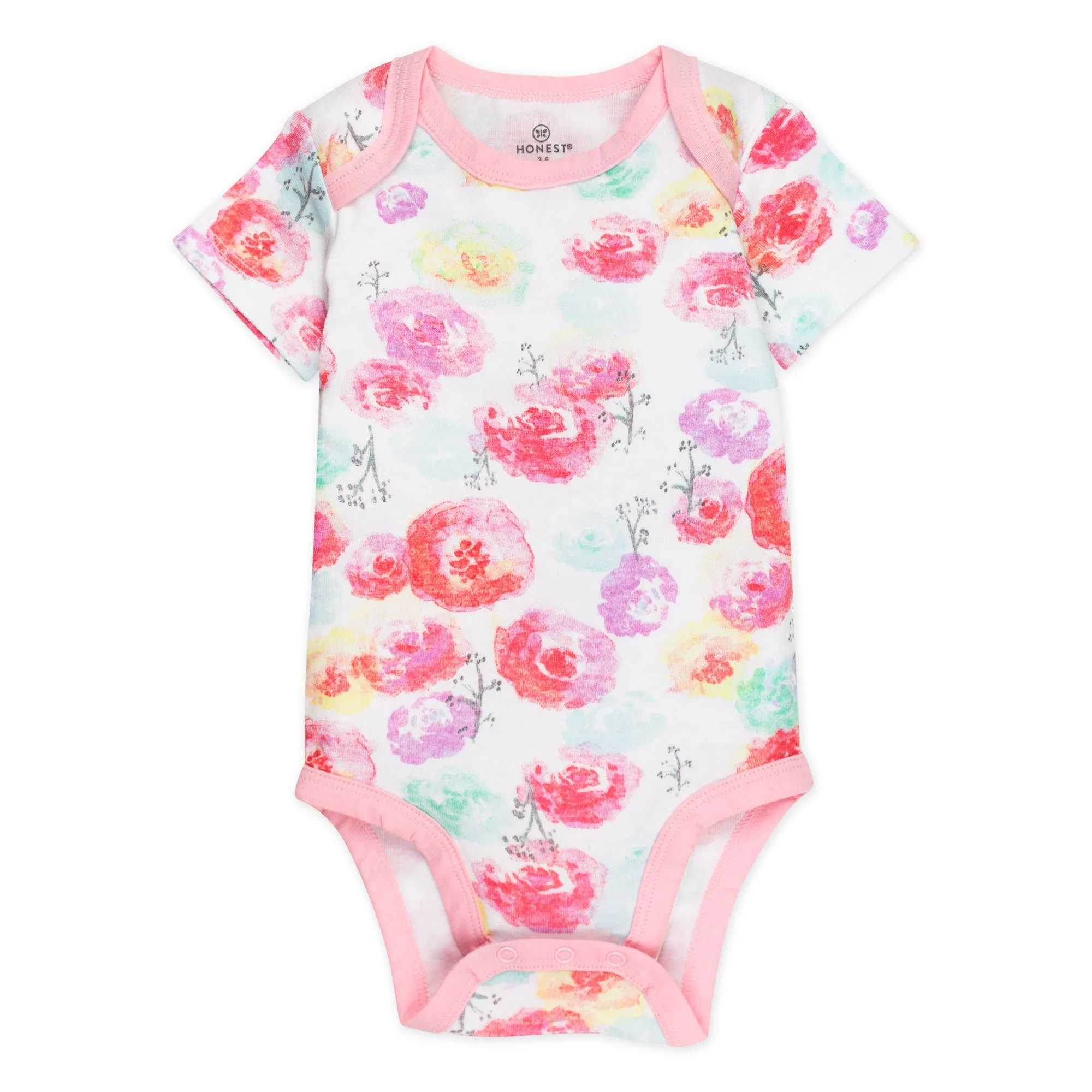 5-Pack Organic Cotton Short Sleeve Bodysuits