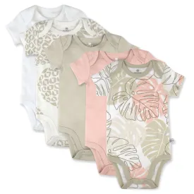 5-Pack Organic Cotton Short Sleeve Bodysuits