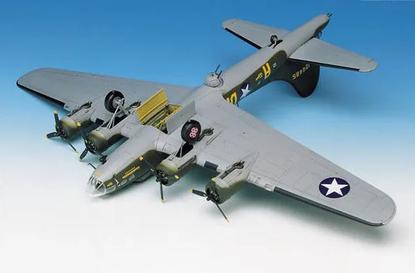 Academy Aircraft 1/72 B17F Memphis Belle Aircraft Kit