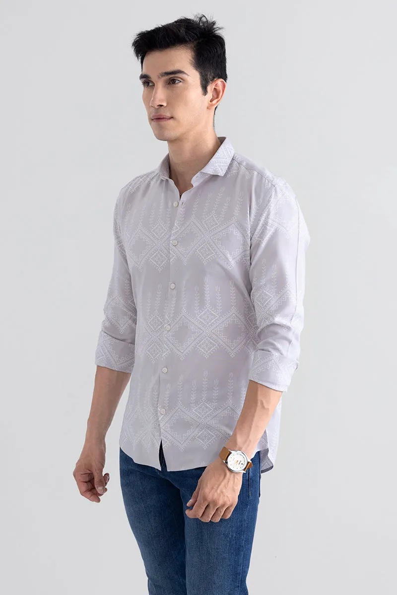 Stylish Aeztec Grey Casual Shirt for Men – Perfect for Everyday Wear