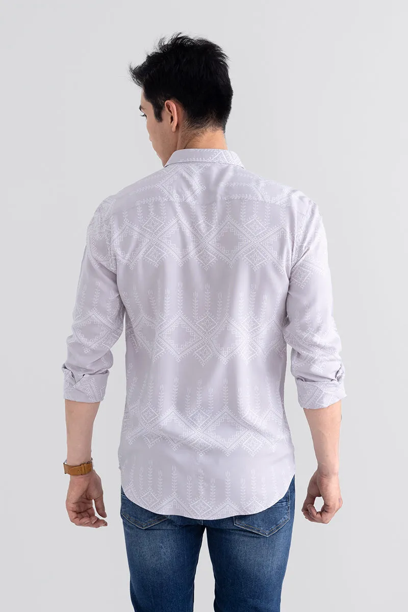 Stylish Aeztec Grey Casual Shirt for Men – Perfect for Everyday Wear