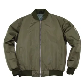 AM Aftermidnight NYC Bomber Jacket Olive Green