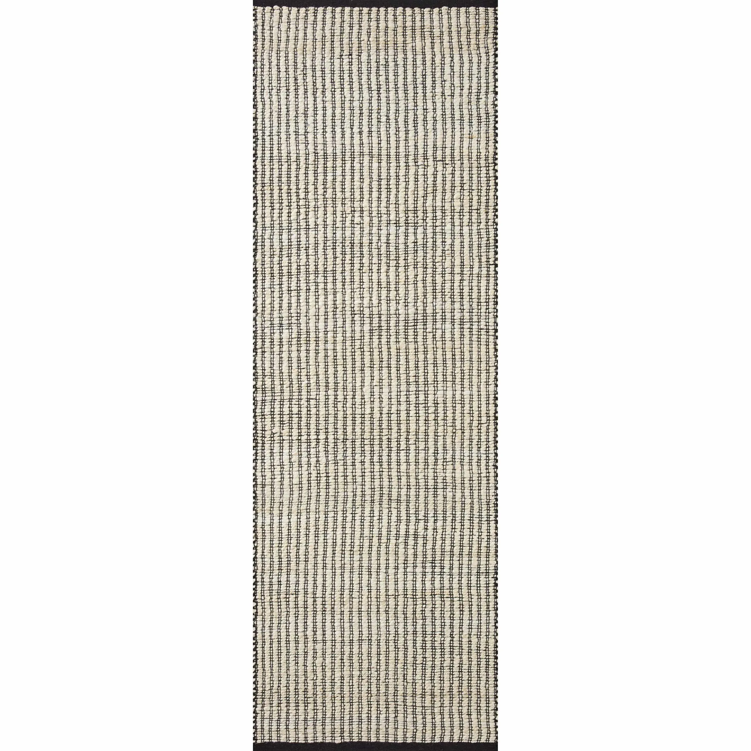 Angela Rose x Loloi Rug Colton CON-02, Ivory/Black