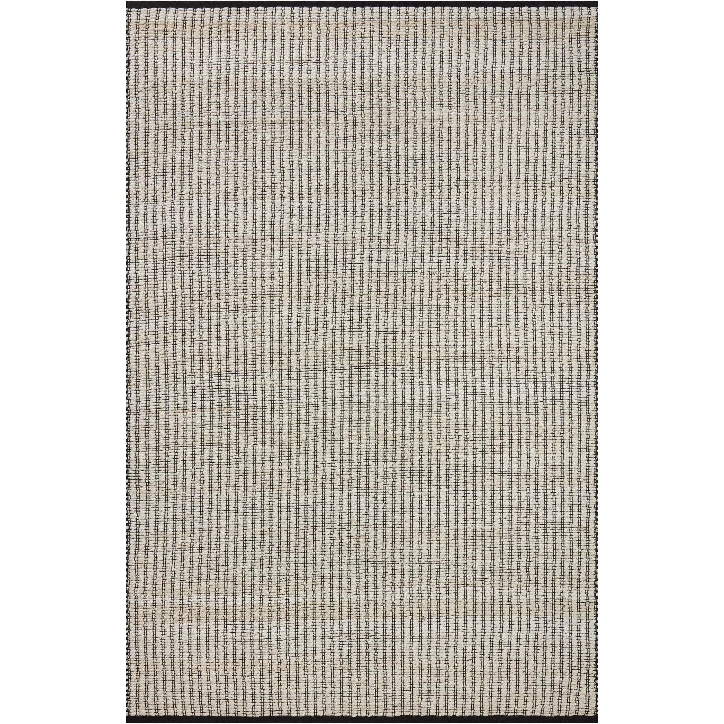 Angela Rose x Loloi Rug Colton CON-02, Ivory/Black