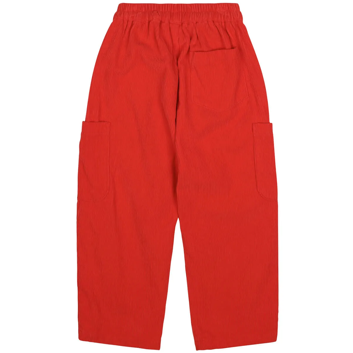 Anna Wide Corduroy Pants in Red by Jelly Mallow