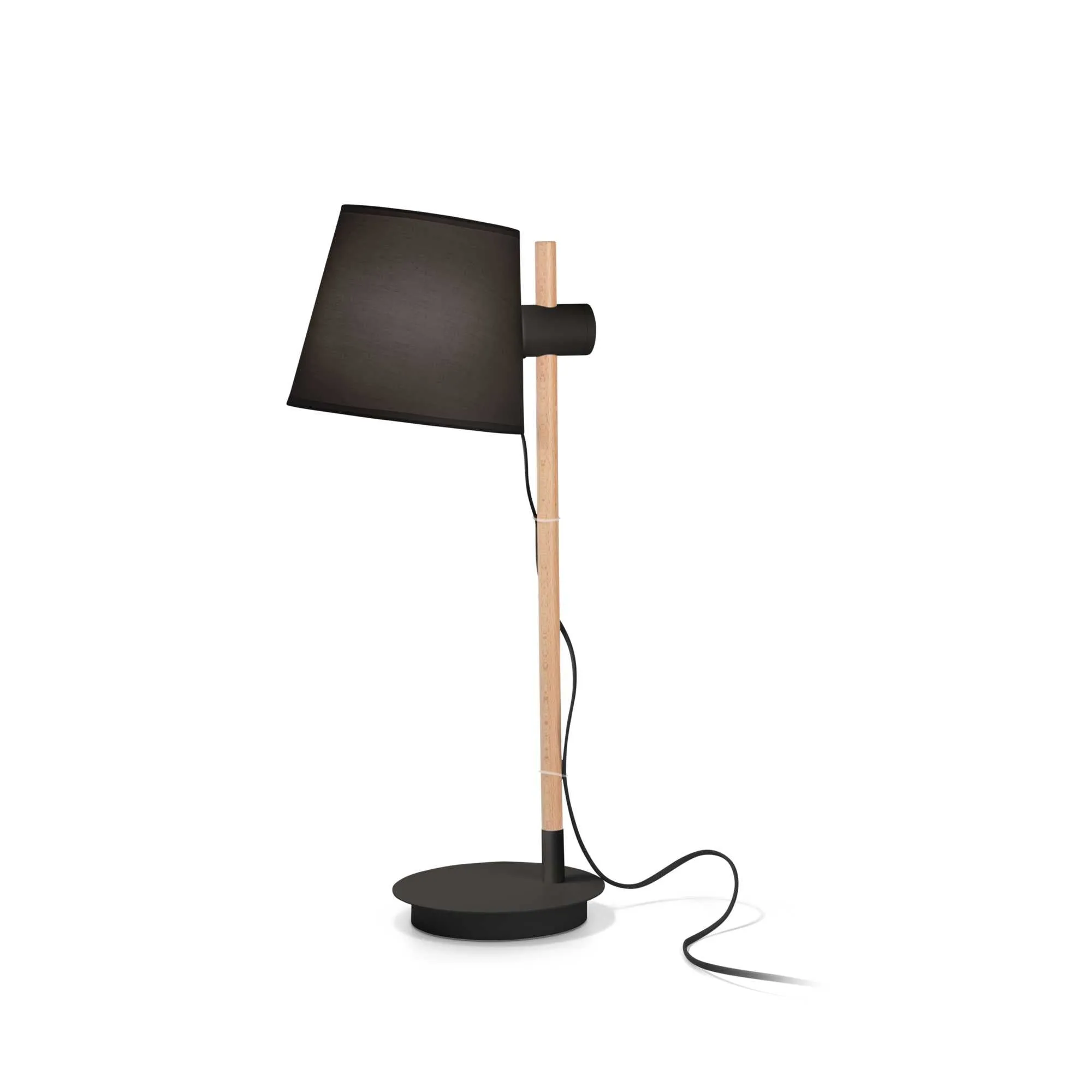 Axel Table Lamps - White/Black Finish