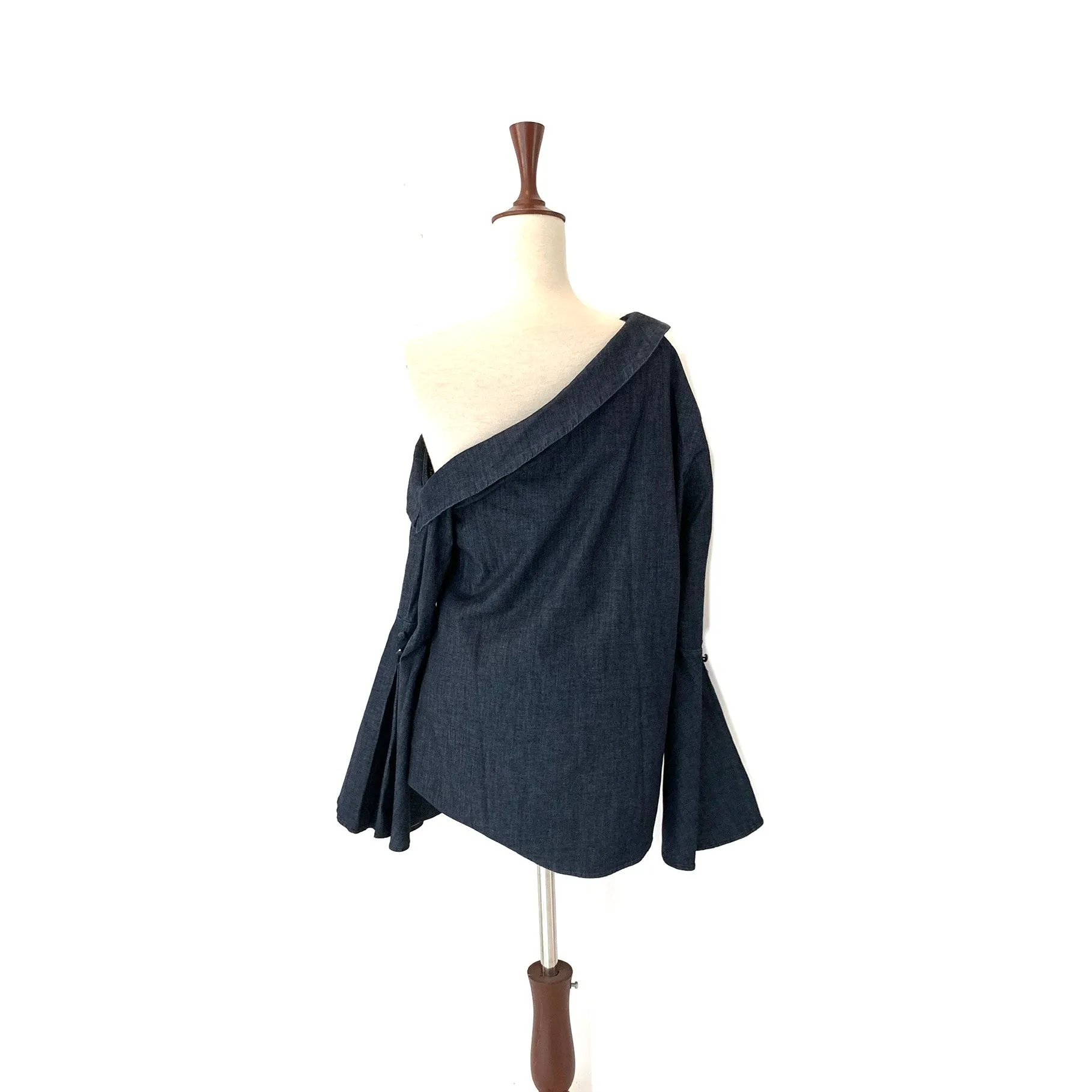 Banana Republic Denim Off-Shoulder Top | Brand New |