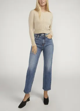 Beau High Rise Slim Leg Jeans