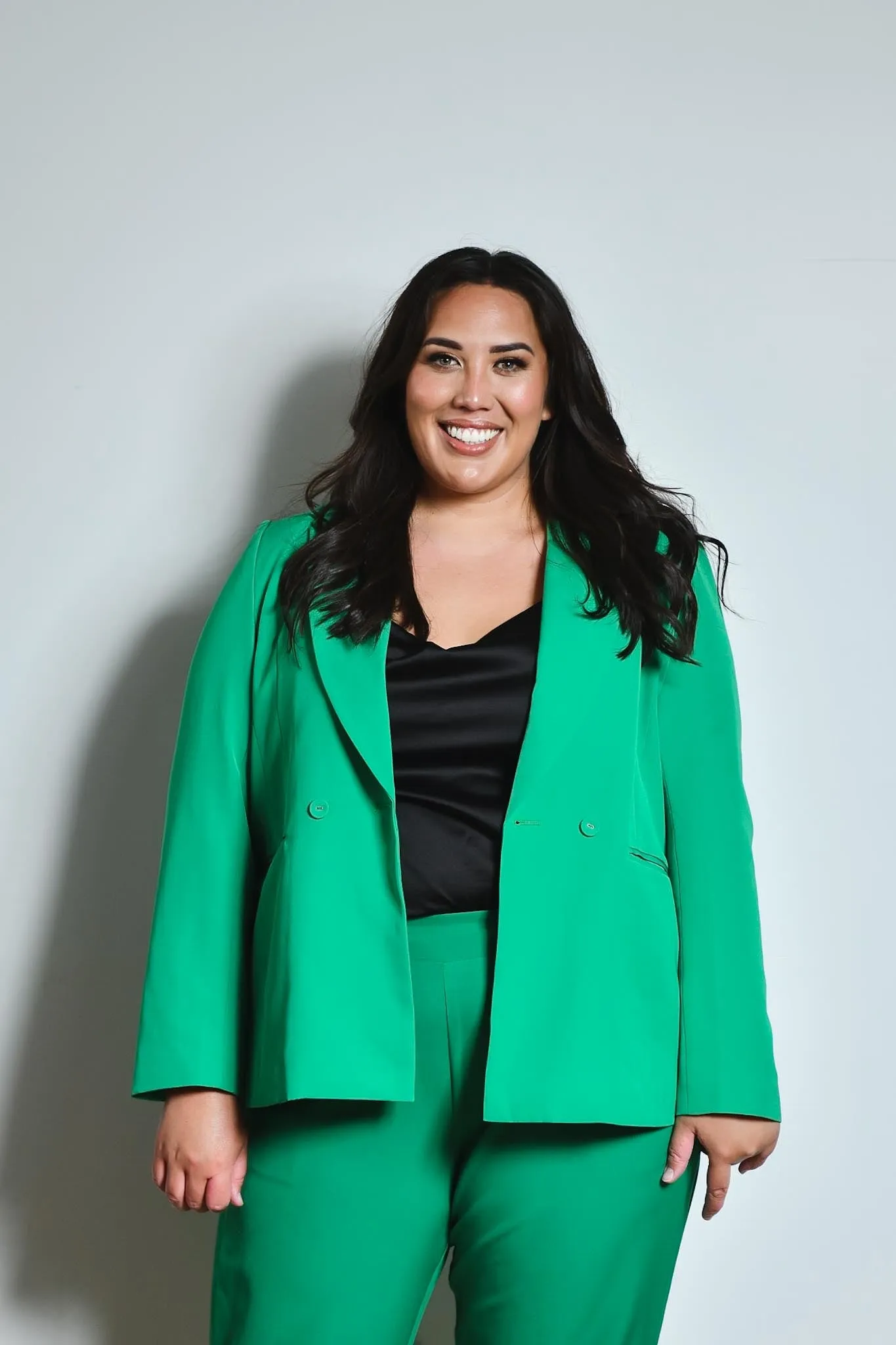 Betty Relaxed Fit Blazer - Kermit Green