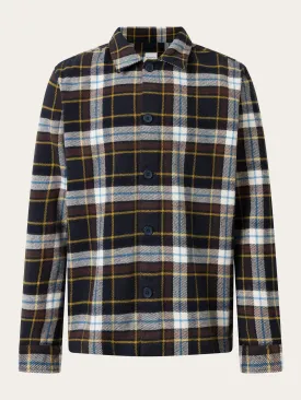 Big checked heavy flannel overshirt - Item Colour