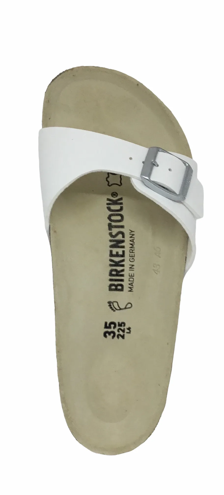 Birkenstock Madrid White Regular fit