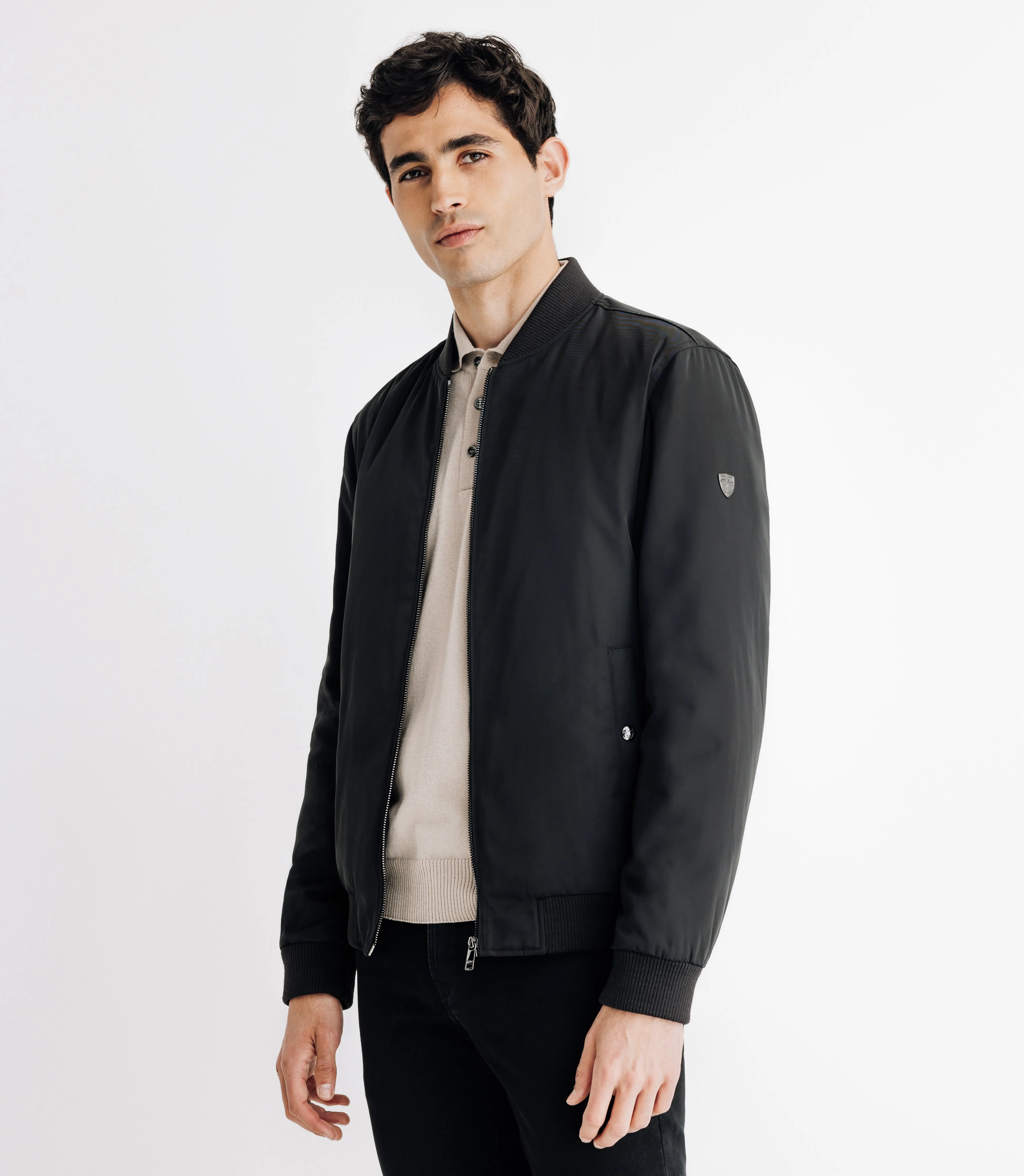 Blouson bomber noir