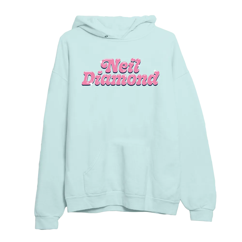 Blue Heart Frame Hoodie