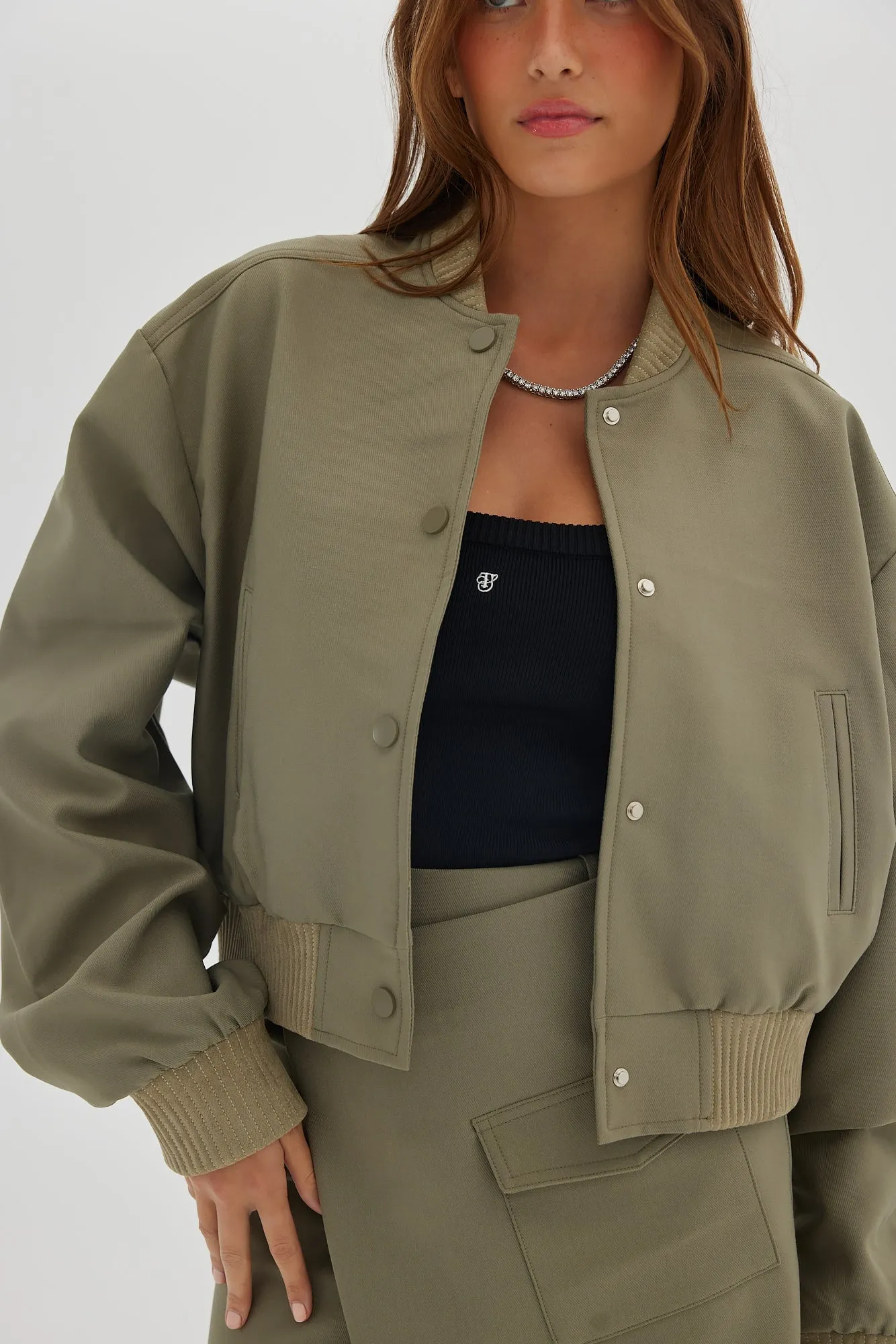 Bomber Jacket - Khaki