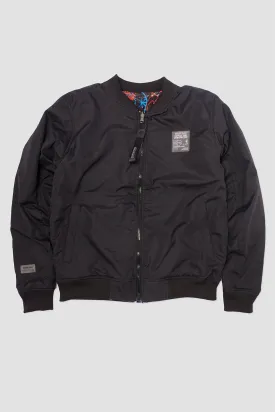 Bomber Jacket Reversible Kuro Negro Graffiti