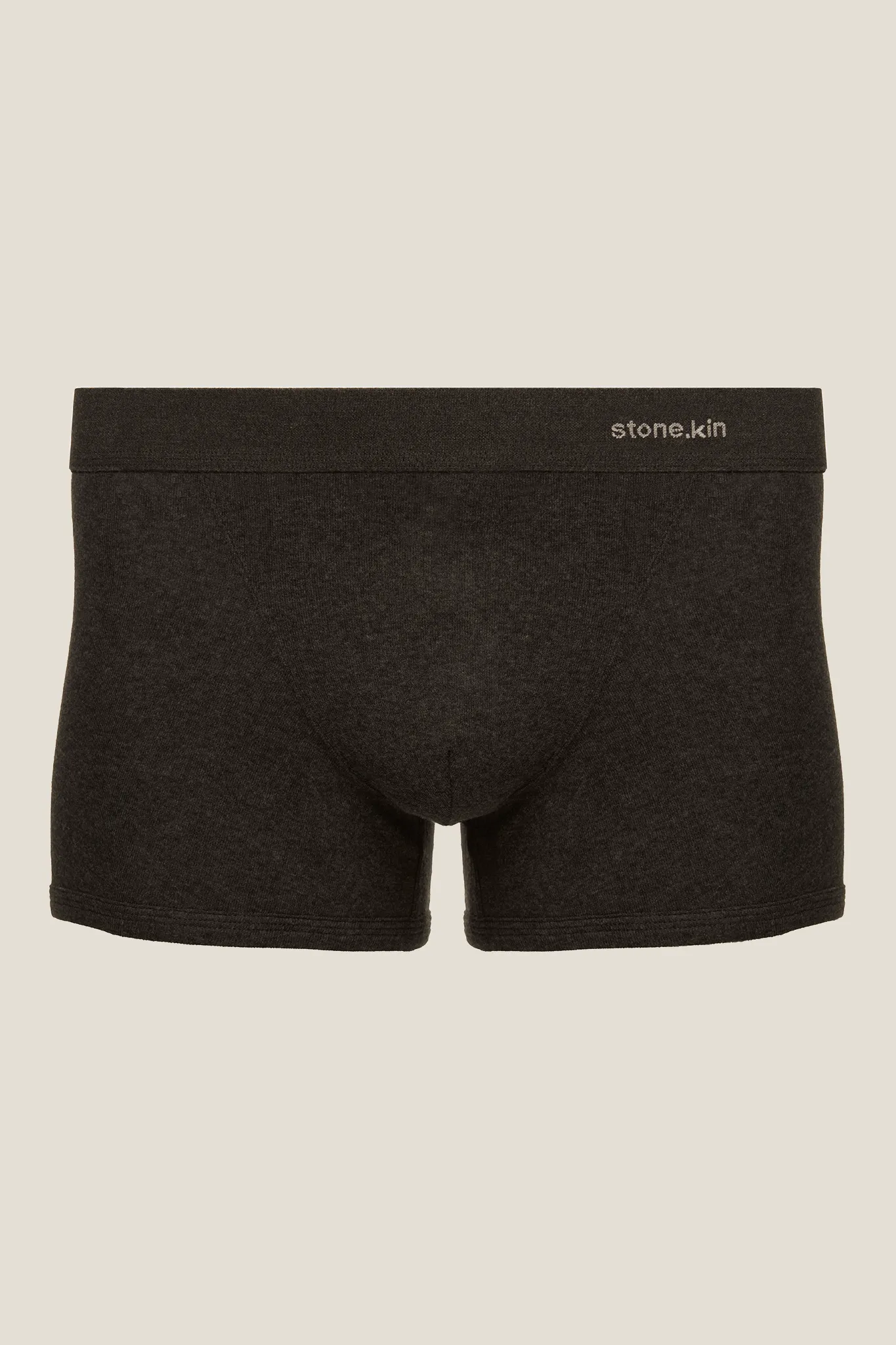 Boxer Brief in Organic Cotton Rib - Tar