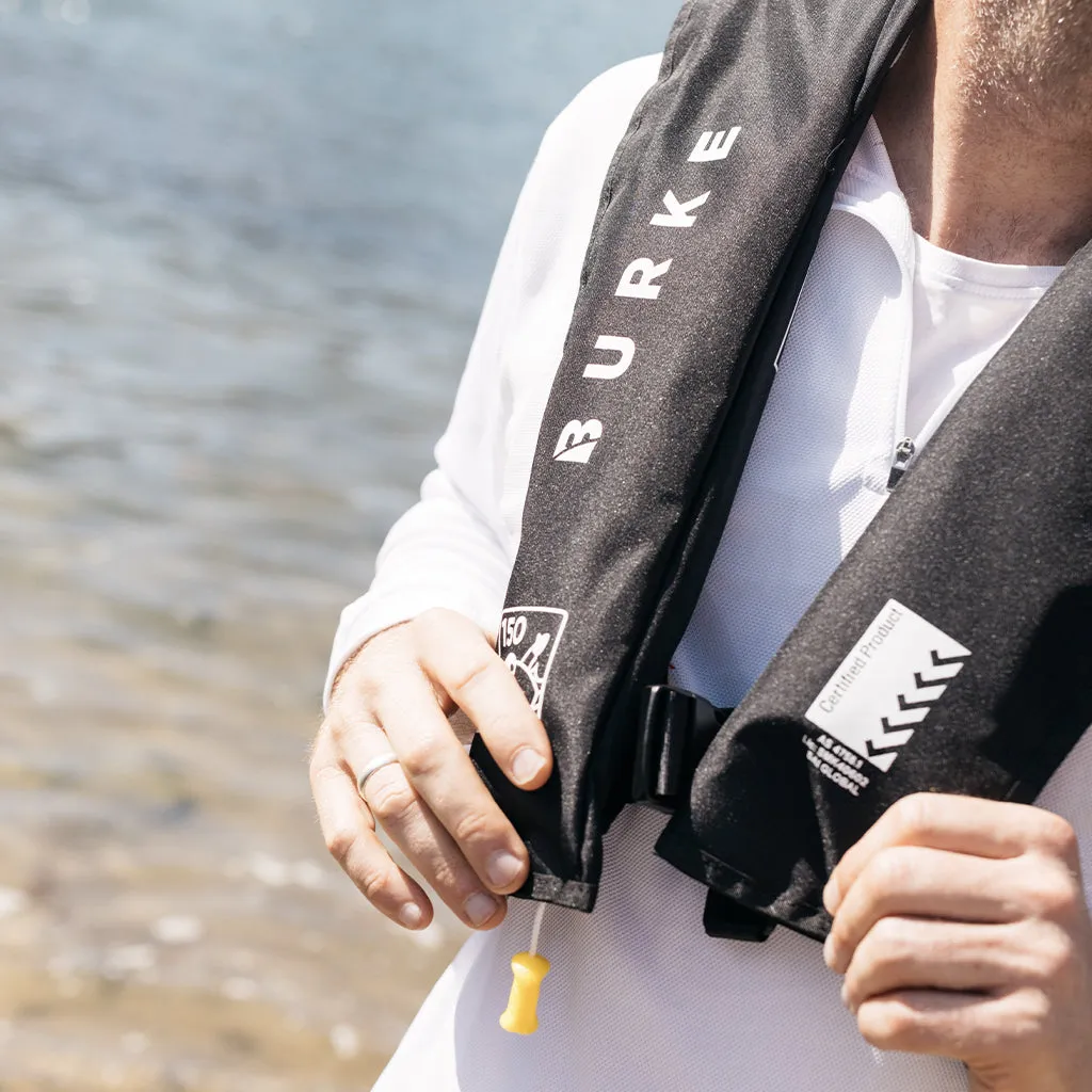 Burke Standard Inflatable PFD - Black