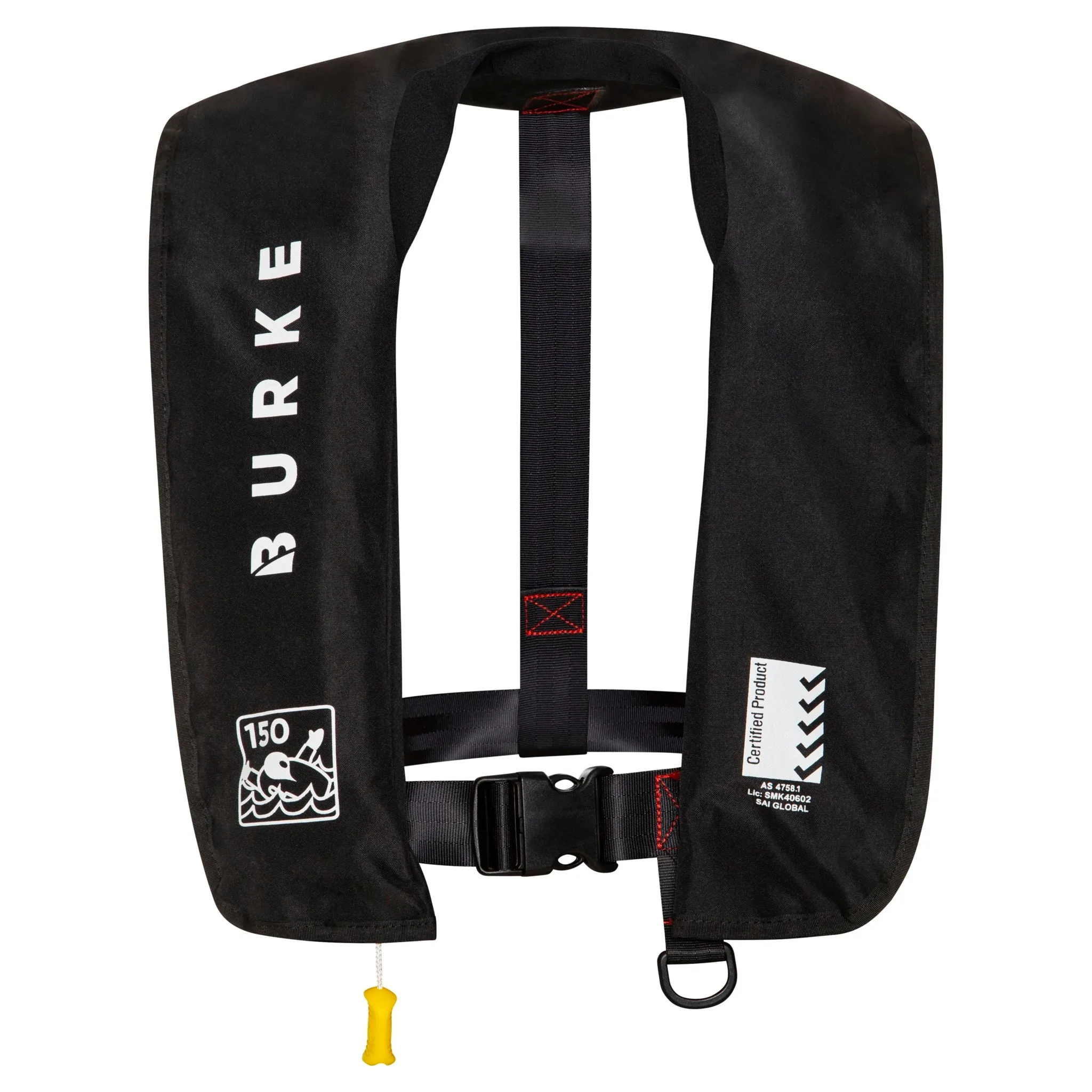 Burke Standard Inflatable PFD - Black