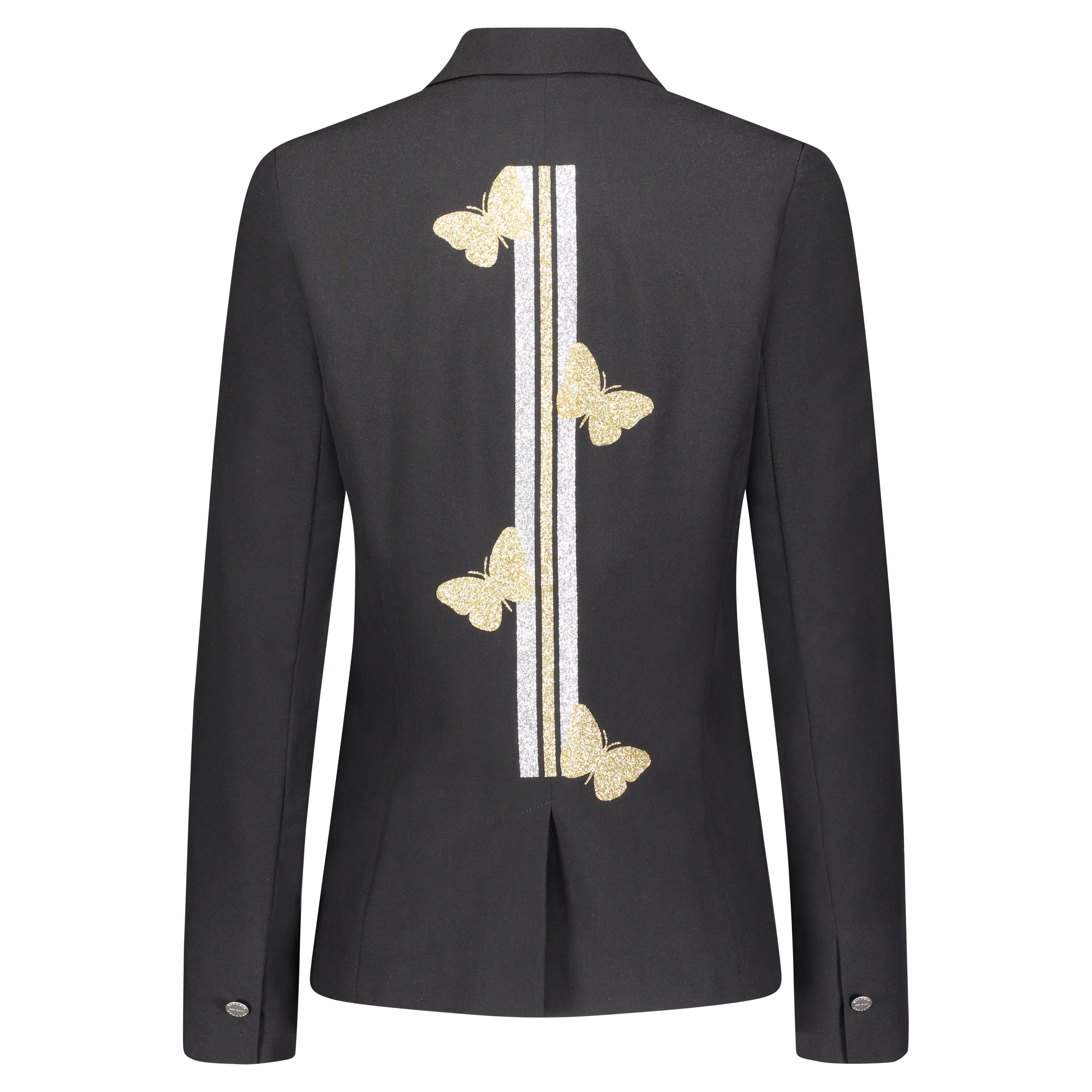 Butterflies Lines Blazer - Black