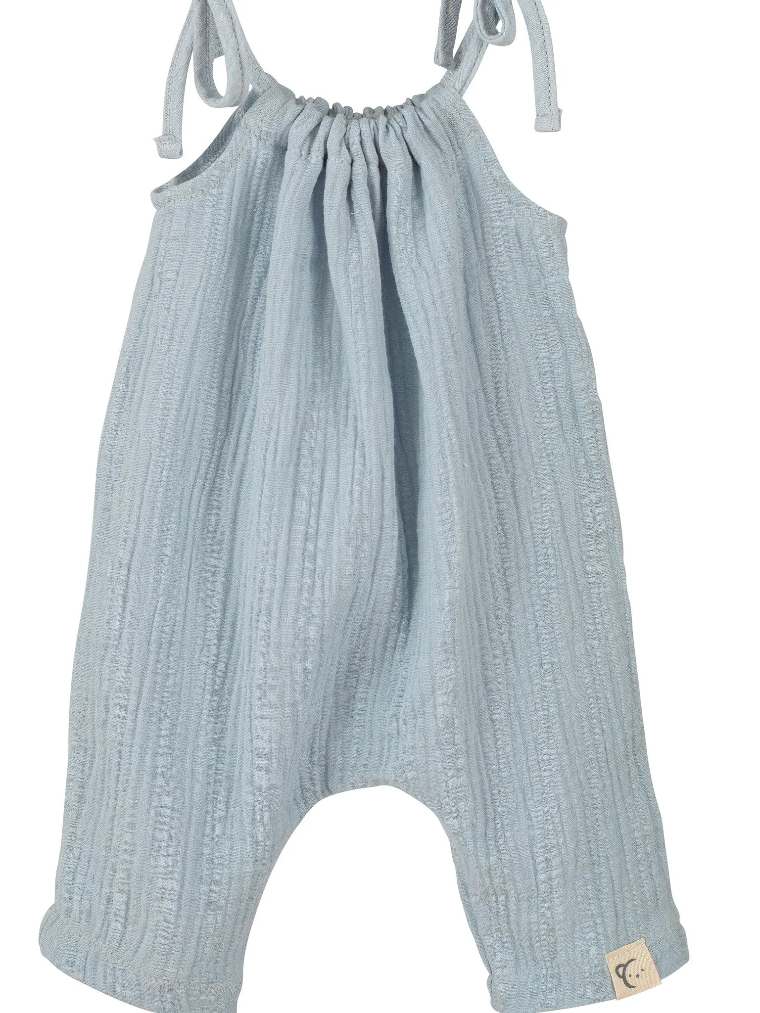 Calamaro Baby Blue Cheesecloth Jumpsuit