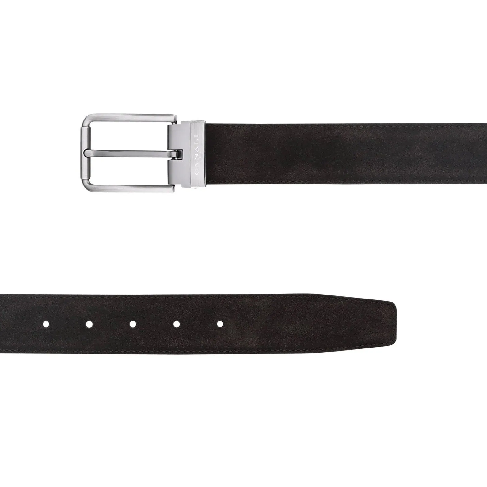 Canali Leather Suede Belt