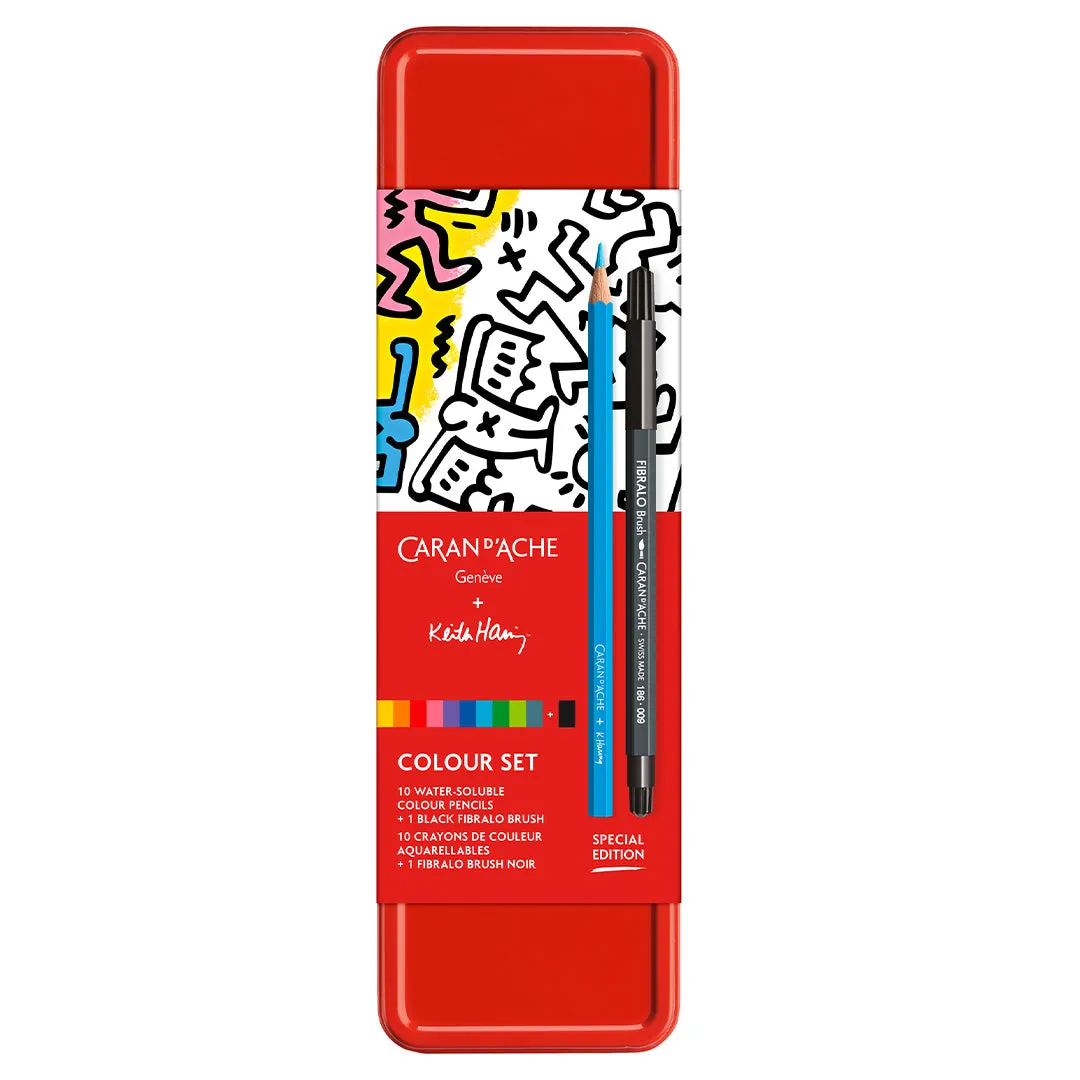 Caran d'Ache Colour Set of 11 Keith Haring Special Edition