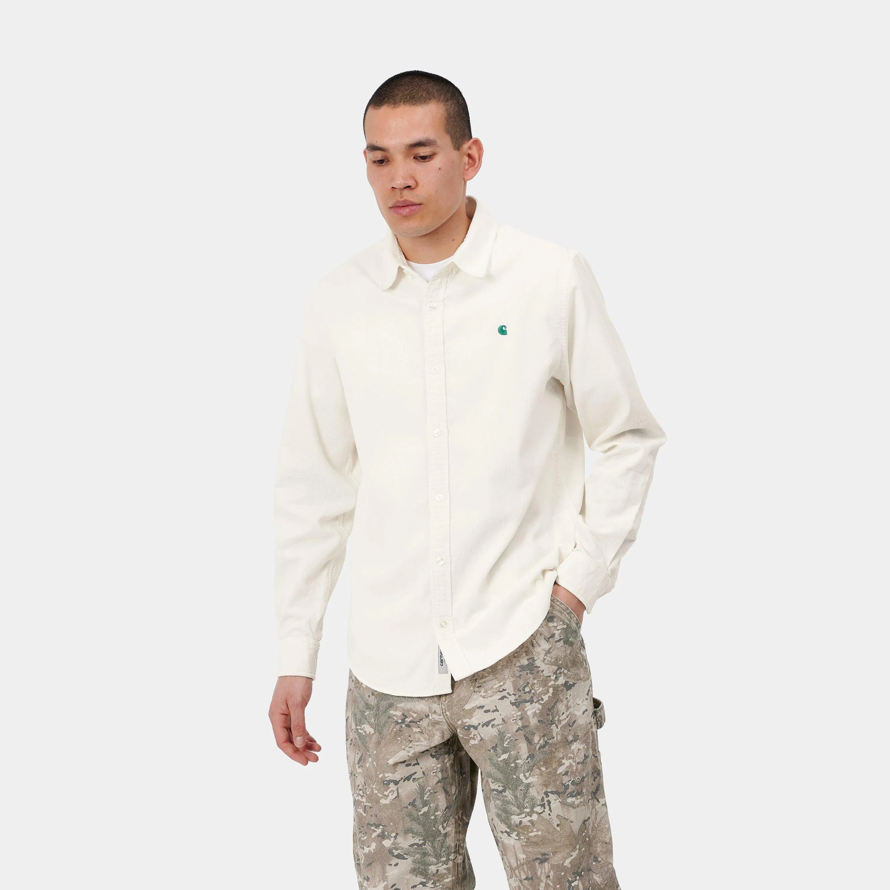 Carhartt L/S Madison Cord Shirt - Wax/Kingston