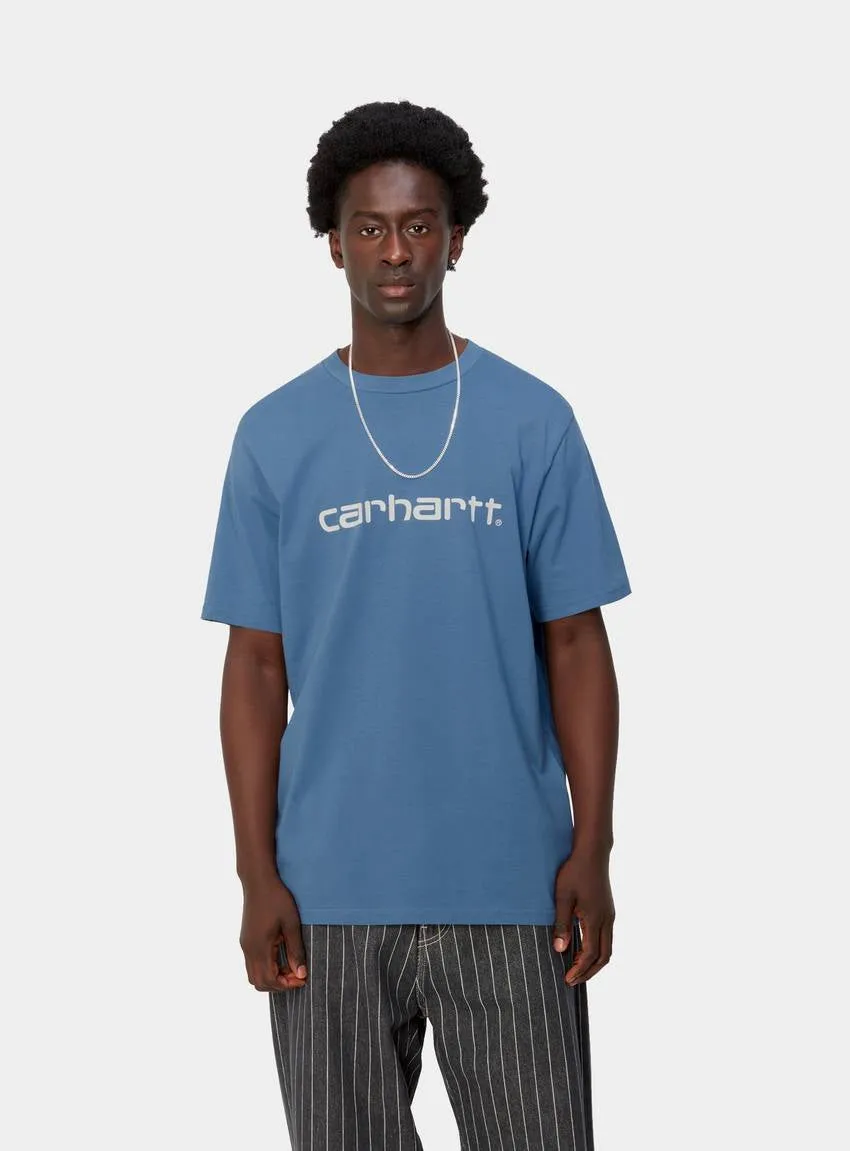 Carhartt S/S Script T-Shirt sorrento Blue