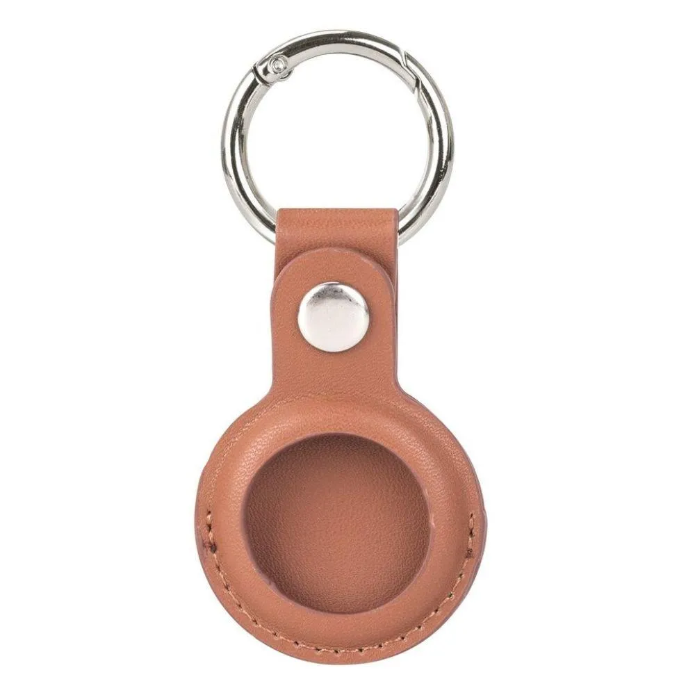 Celo Leather Keychain AirTag Case