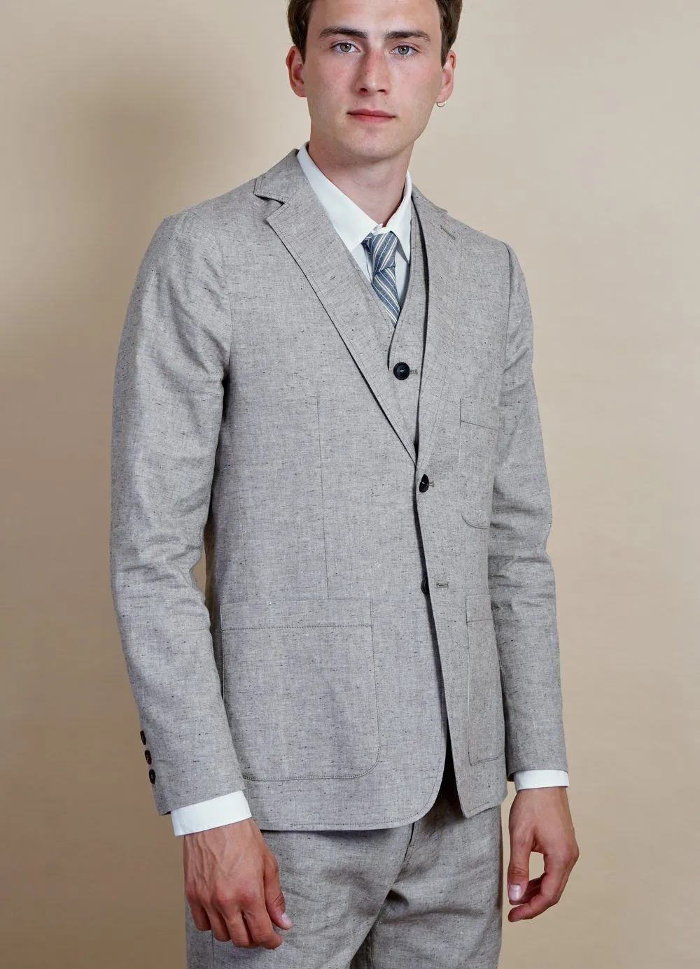 CHRIS | Two Button Classic Blazer | Beach