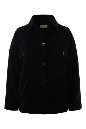 Circolo 1901 Patch Pocket Blazer in Dark Navy