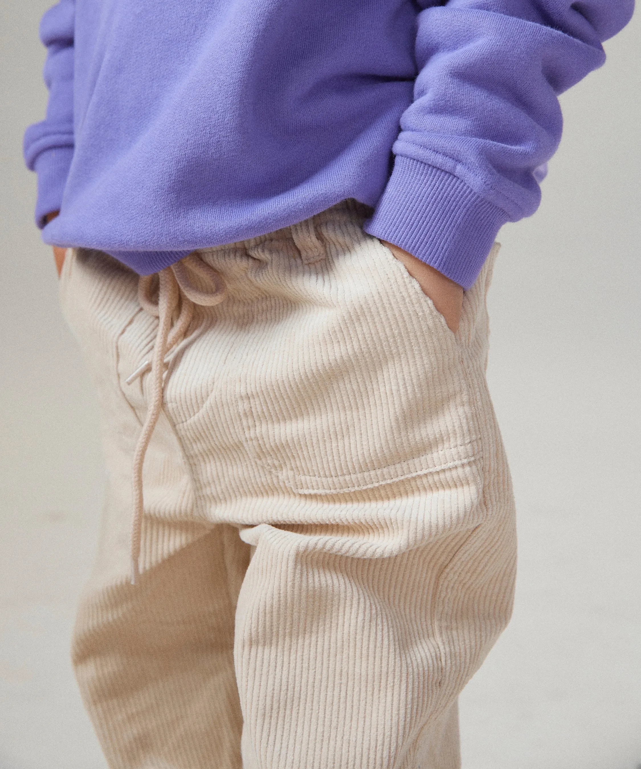 Corduroy Trouser - Natural