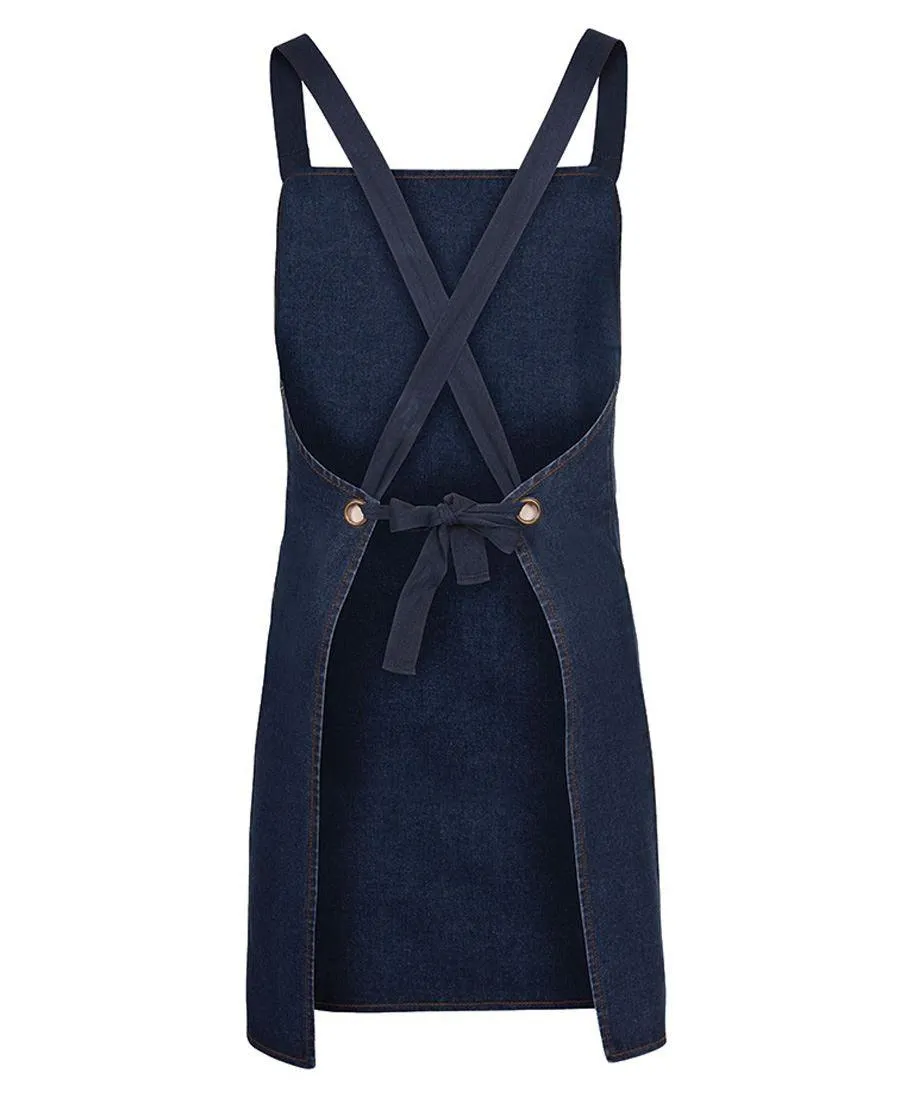 Cross Back Denim Apron