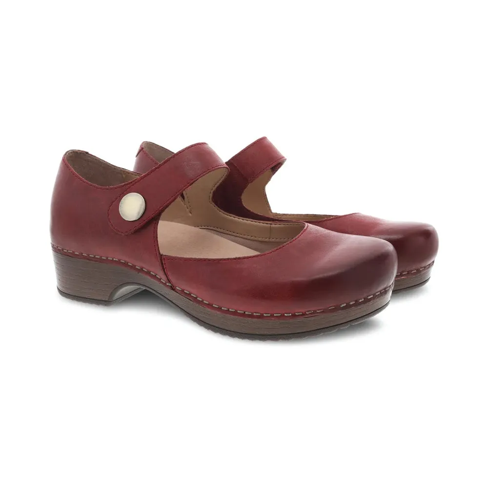 Dansko Women's Beatrice - Red Waxy Burnished