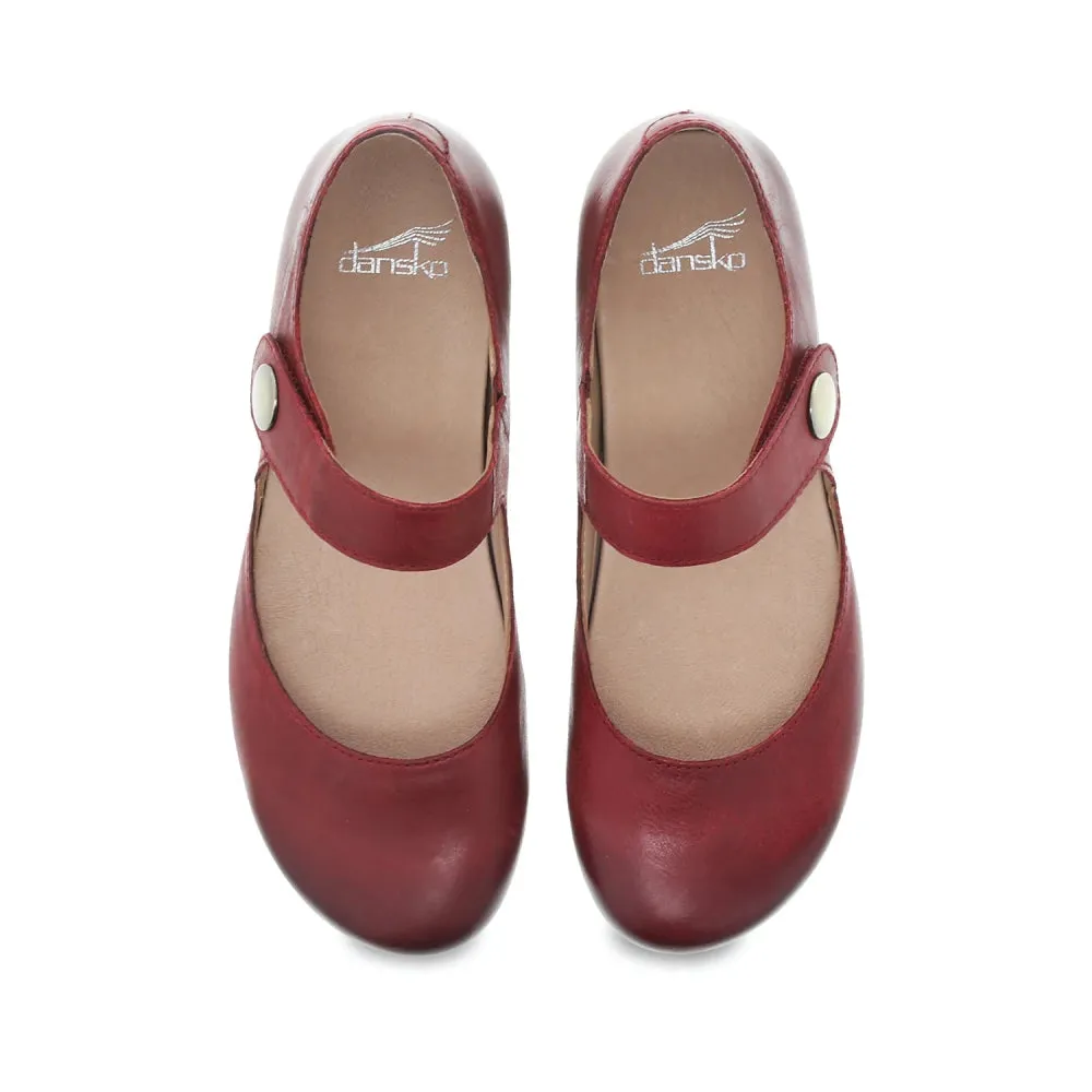 Dansko Women's Beatrice - Red Waxy Burnished