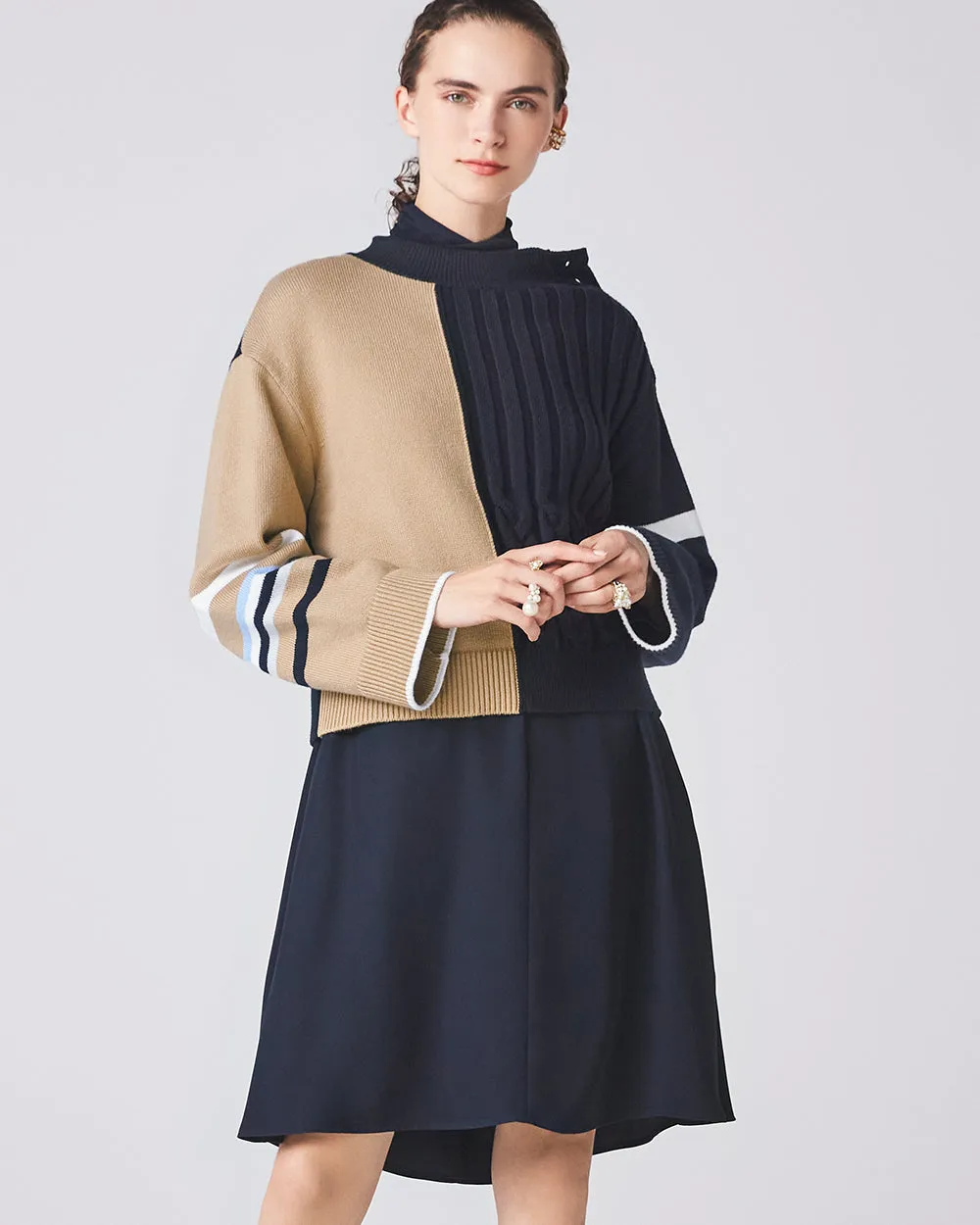 Dark Navy Rothko Top