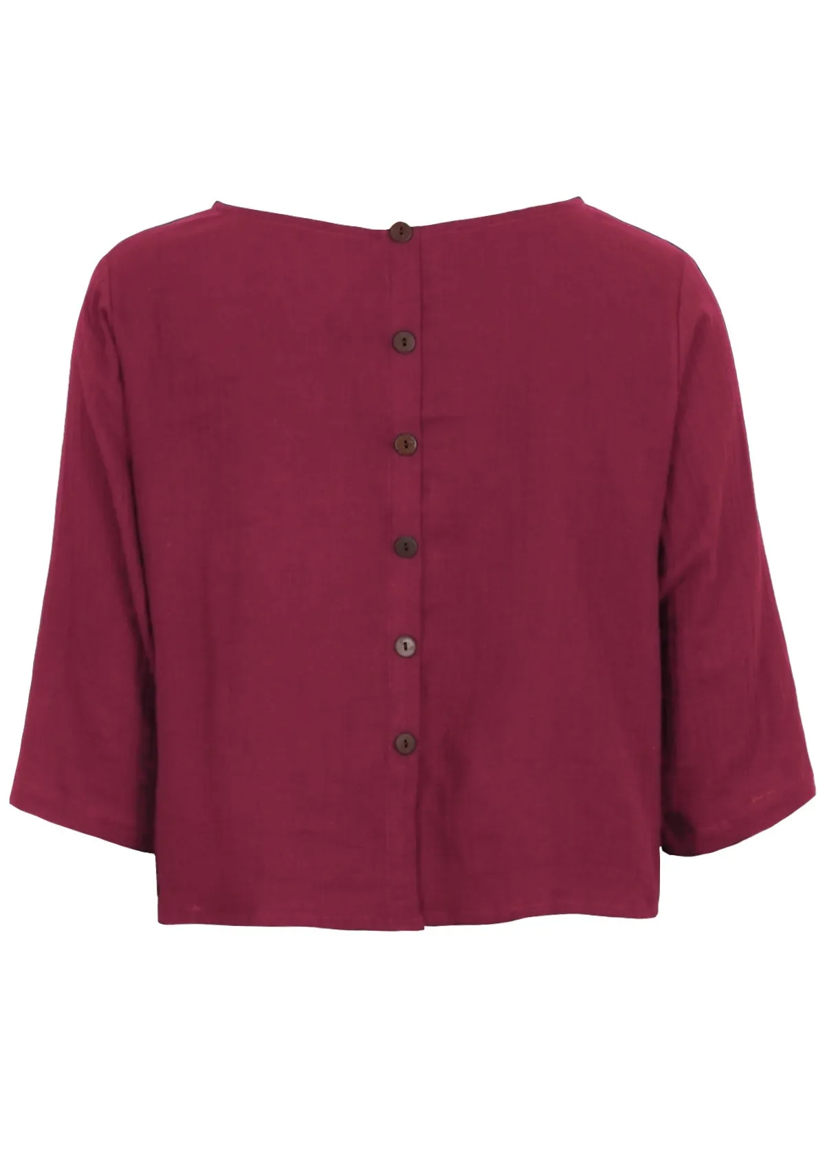 Demi Top Tibetan Red