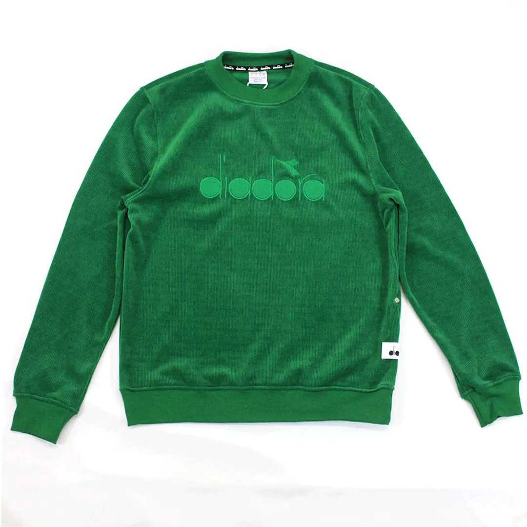 DIADORA Collisto Cord Green Crew Neck