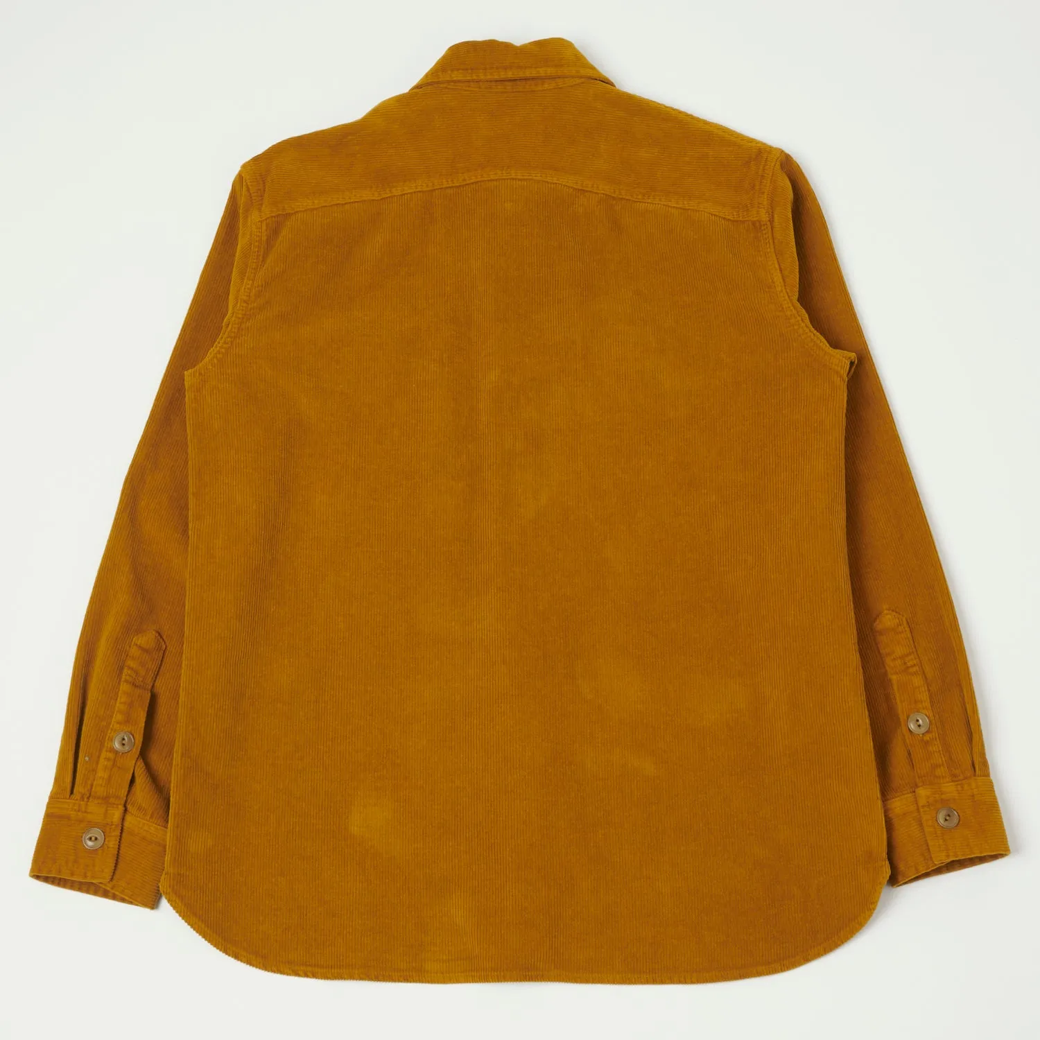 East Harbour Surplus 'Leonard' Corduroy Overshirt - Mustard