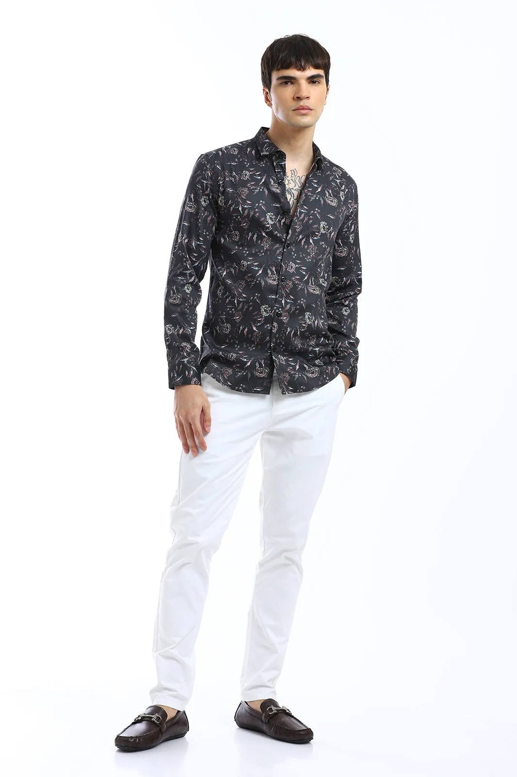 Elevated Floral Printed Shirt