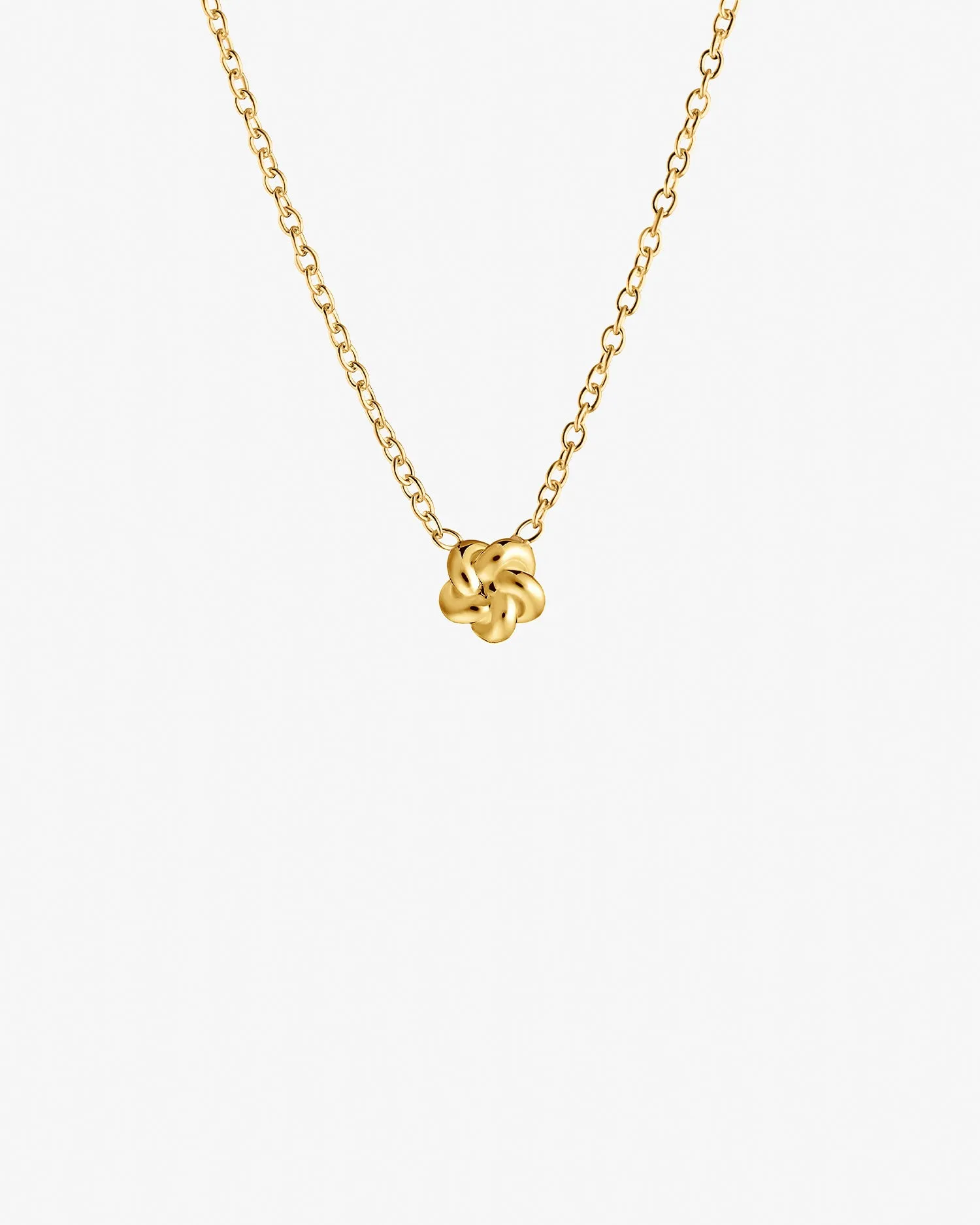 Empower drop necklace gold