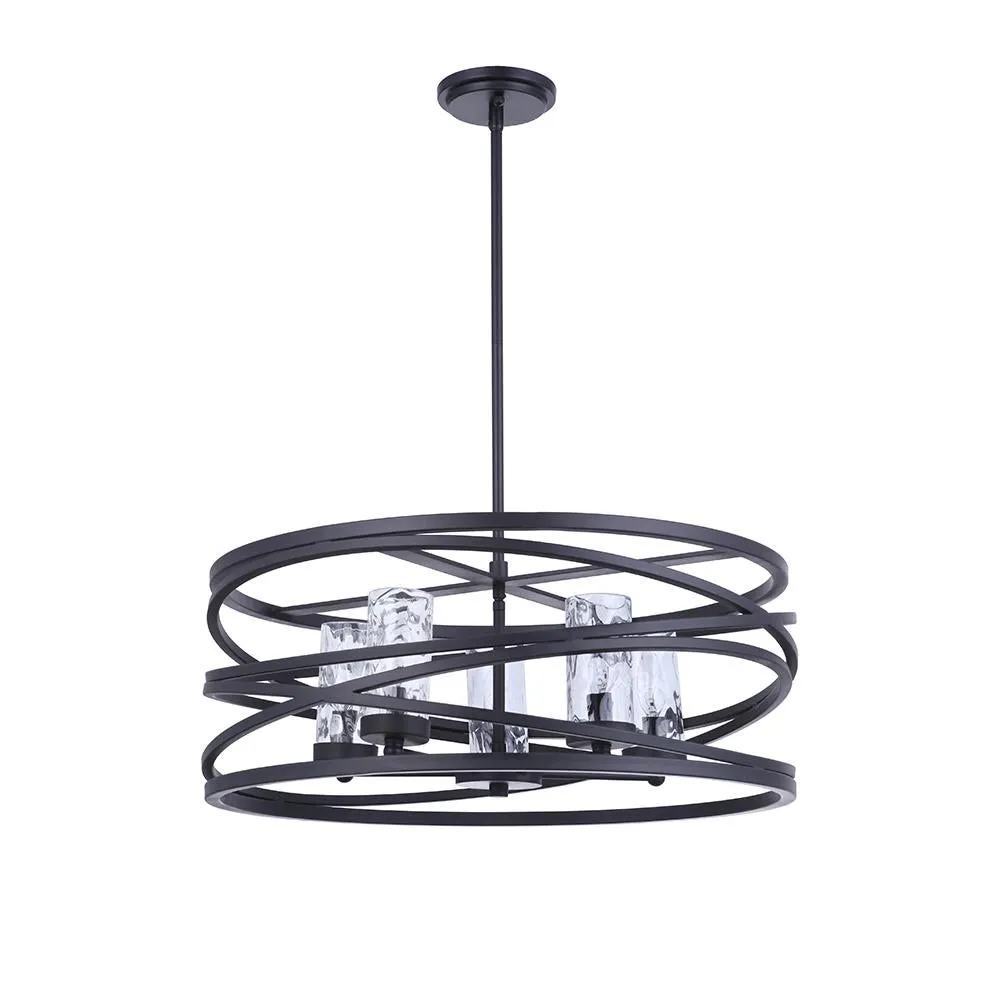 Finley 5 Light Pendant - Black