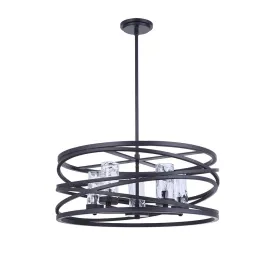 Finley 5 Light Pendant - Black