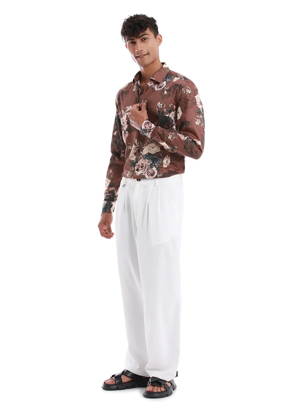 Floral Fiesta Printed Shirt