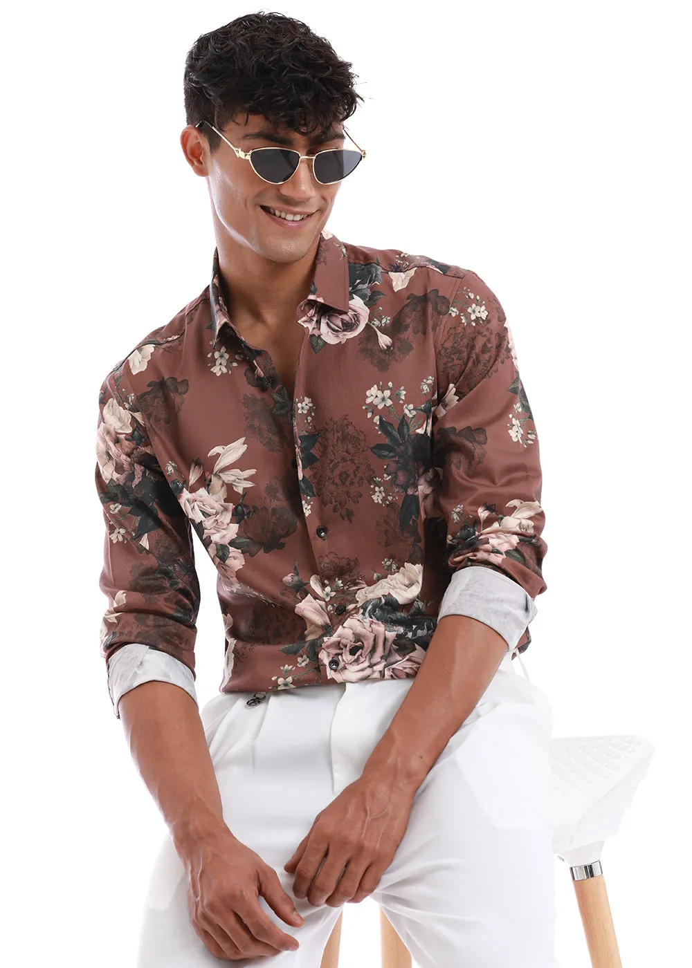 Floral Fiesta Printed Shirt