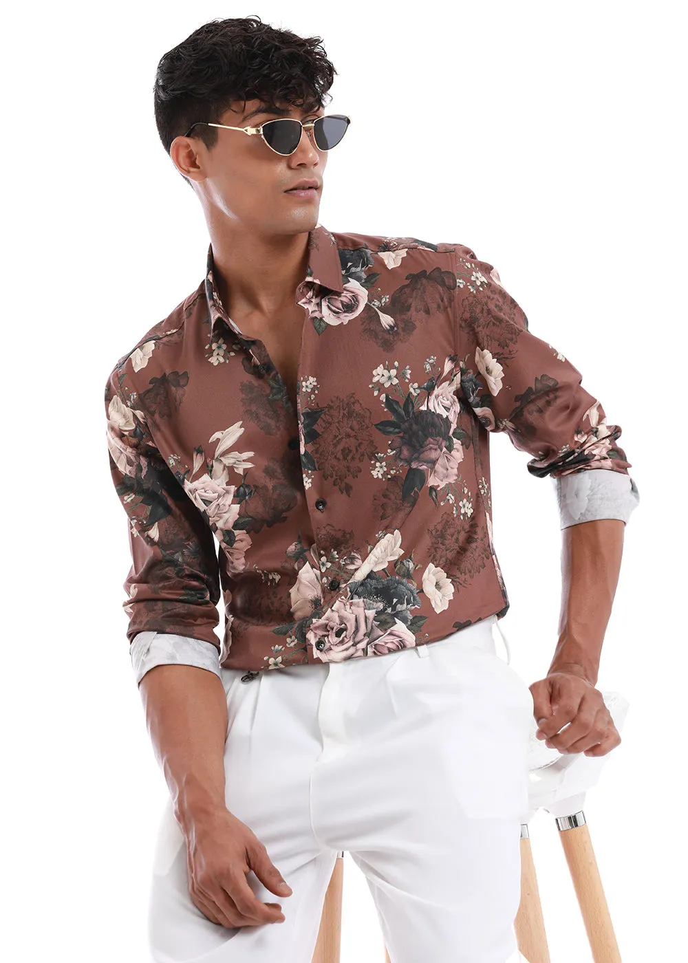 Floral Fiesta Printed Shirt