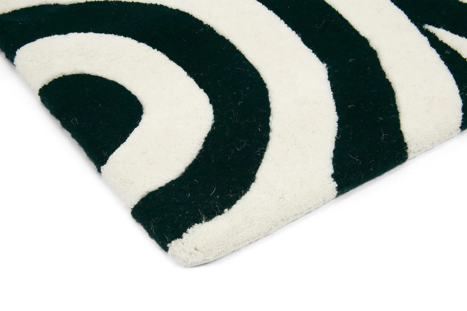 Florence Broadhurst Turnabouts Designer Rug - Black